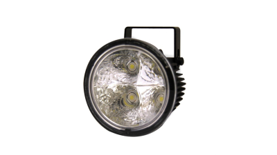 Set de 2 lumini de zi auto Keetec proiector rotund 4x1W leduri 12V/24V ; 90 x 71mm