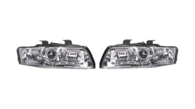 Set faruri tuning Audi A4 (B6) 11.2000-11.2004 BestAutoVest stanga-dreapta daytime running light  transparent-silver
