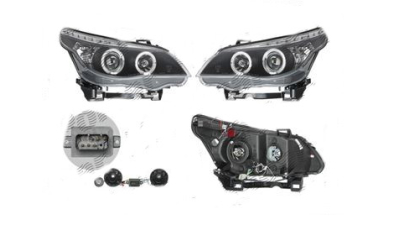 Set faruri tuning Bmw Seria 5 (E60/E61) 06.2003-03.2007 BestAutoVest fata stanga+dreapta H1+H1
