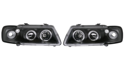 Set Faruri tuning Audi A3 8L 1996-2003 BestAutoVest fata stanga-dreapta 132309BE fumuriu negru 