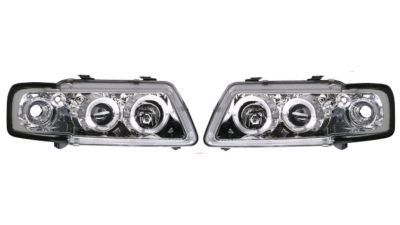 Set Faruri tuning Audi A3 8L 1996-2003 BestAutoVest fata stanga-dreapta silver-transparent