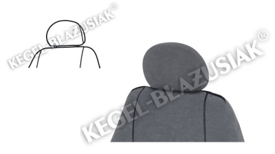 Set 5buc huse tetiere scaune auto pentru VW Touran 2buc fata si 3 buc spate