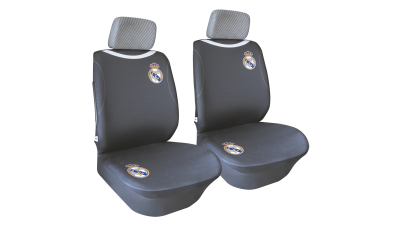 Set huse scaune auto fata Real Madrid , 4 buc.