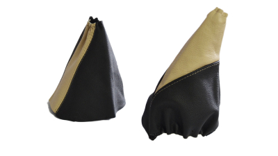 Set Manson schimbator + Manson frana mana Ford Focus 2 2004-2007, set burduf, husa piele negru+bej 