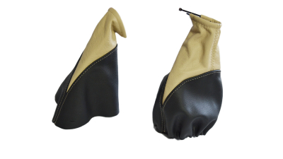 Set Manson schimbator + Manson frana mana Opel Vectra B 1995-2002, set burduf, husa piele negru+bej 