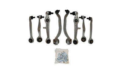 Set reparatie suspensie fata SRLine Polonia 1327ZZ-2A pentru Audi A6 (C5) 1997-2005, Skoda Superb 2002-2008, Vw Passat 2000-2005 (cu brat inf. spre fata cu con de 21 mm)