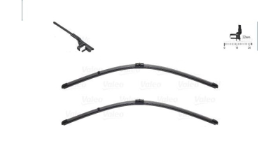 Set stergatoare parbriz Valeo 574372 VM358 Fiat Croma (194) 2005-2010; 600/425 mm, 2 buc.