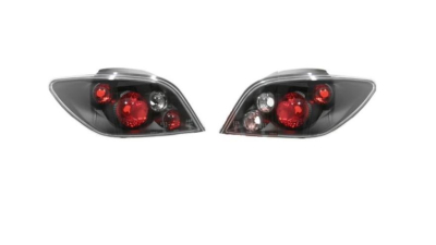 Set stopuri spate tuning lampa Peugeot 307 Hatchback 03.2001-09.2005 BestAutoVest partea Dreapta+Stanga, transparent+negru