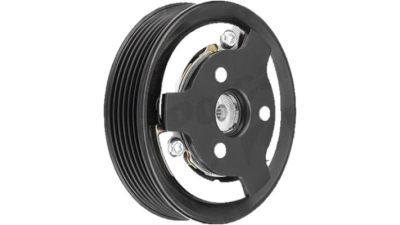 Cupla magnetica ambreiaj compresor A/C 6 caneluri, diam 110 mm, Audi A1 2010-; A3 2003-2020; A4 B7 2004-2007, Q2 2016; Q3 2011-; TT 2006- motorizari 1, 0-2, 0 TFSI/TDI; tip Sanden PXE14 / PXE16, rulment 35x52x20 mm, 