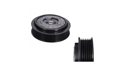 Cupla magnetica ambreiaj compresor A/C 6 caneluri, diam 110 mm Mercedes Clasa C W202/W203 1993-2007, Clasa CLS C219 2004-2010; Clasa E W211 2002-2009, tip Denso 7SEU17C, rulment 35x52x12 mm, 