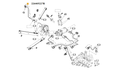 Sonda Lambda Inainte De Catalizator 2 fire 225mm, motor 1.5 dci DACIA DUSTER LODGY NISSAN QASHQAI X-TRAIL OPEL VIVARO RENAULT FLUENCE GRAND KANGOO LAGUNA LATITUDE MEGANE SCENIC, 226405227R,  piesa originala OE