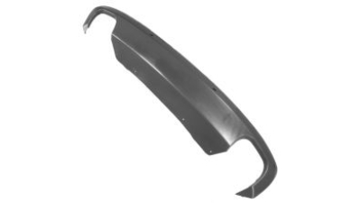 Spoiler bara spate spate Skoda Superb (3t), 06.2008-07.2015, Sedan/Liftback, cu gauri senzor de parcare ,cu orificiu de evacuare, 3T5807521B ORIGINAL OE