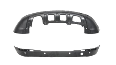 Spoiler bara spate spate Vw Tiguan (5n), 09.2007-04.2011, cu orificiu de evacuare, cu gaura pt. auto pilot , 4 gauri senzori parcare, (nu este compatibil la modele cu carlig remorcare)