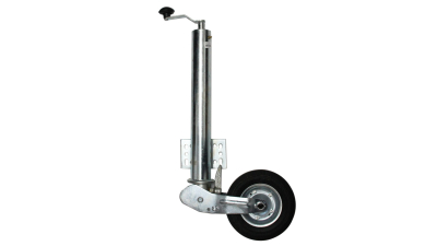 Roata de sustinere BestAutoVest pentru remorca cu tub de 60mm si roata 200X55mm , retractabila