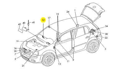 Sticker Parbriz Vw 1T0010342P