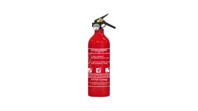 Stingator 1 Kg cu pulbere ABC si cu ceas, extinctor cu manometru