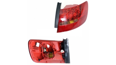 Stop spate lampa Audi A6 (C6) Combi 05.2004-10.2008 VALEO partea Stanga exterior cu suport becuri, cu LED