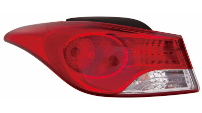 Stop spate lampa Hyundai Elantra (Md/Ud), 08.2010-10.2013, spate, omologare ECE, fara suport bec , exterior, 92401-3X010, partea Stanga