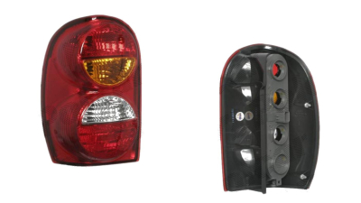 Stop spate lampa Jeep Liberty (Kj), 2001-2004, spate,omologare SAE, tip USA, sincronizare portocalie, 55155829AE; 55155829AF; 55155829AG; 55155829AH; CH2800149, Stanga