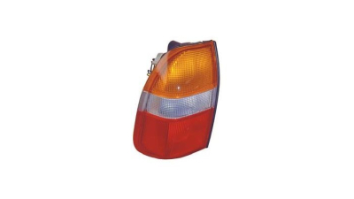 Stop spate lampa Mitsubishi L200, 11.1996-10.2005, spate, omologare ECE, cu suport bec, semnalizare portocalie, MR192090, Stanga 214-1952L-A