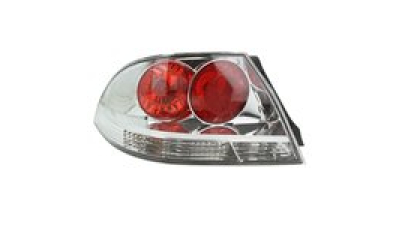 Stop spate lampa Mitsubishi Lancer (Cs), 09.2003-08.2008 Sedan Europa, MN161197 spate, fara omologare, cu suport bec, cu elementul reflectorizant, argintiu, MN161197, Stanga
