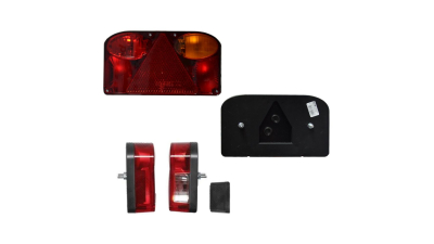 Lampa auto BestAutoVest pentru remorca universala 12/24V , 240x137x55mm cu 5 functii partea Dreapta , 1 buc.