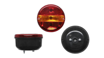 Lampa auto BestAutoVest pentru remorca partea Dreapta/ Stanga 12/24V 140mm fara lampa numar, transparente , 1 buc.