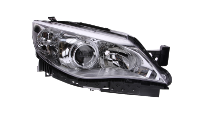 Far Subaru Impreza 09.2007-12.2012 DEPO partea Dreapta electric fara motoras tip bec H7+HB3, culoare rama crom