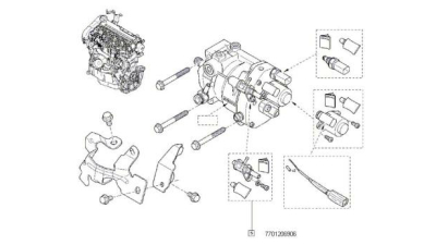 Supapa Control Presiune Supapa Control Presiune Injectie Dacia Duster, Logan , Renault Clio, Kangoo, Megane 2, Modus, Motor 1.5 Dci 1.8 Tdci 1.5 Ddis