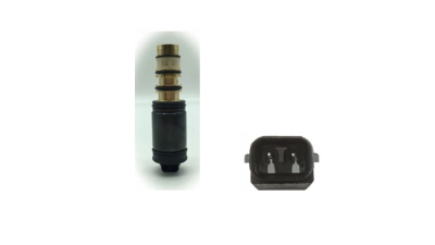 Supapa regulator compersor Toyota Yaris (XP10), 1999-2006, motor 1.0/1.3, benzina; Yaris Verso, 1999-2005, motor 1.3, benzina, tip Denso: 5SE / 6SE, cu 2 pini, tip gaz R134A 