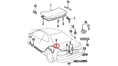 Suport Toyota 6974912010