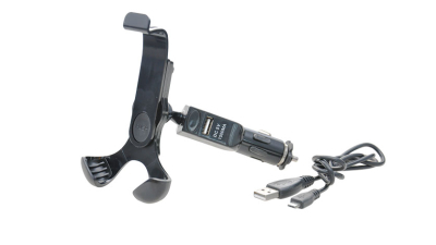 Suport auto Automax pentru telefon cu incarcator mini USB , DC 5V 1500mA