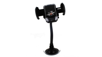 Suport telefon universal , fixare cu ventuza, brat flexibil, 55-100mm