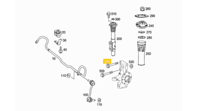 Surub Reglare Amortizor Fata M14x1.5 Mercedes A0019907700