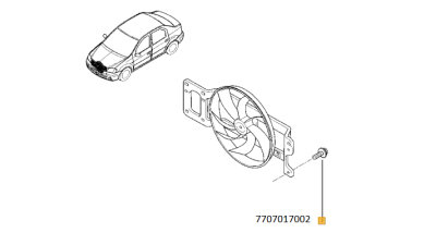 Surub Renault 7707017002