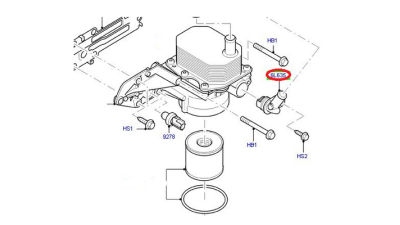 Termostat Racitor Ulei Ford Transit 04.06-12.14 Motor 2.2d/2.4d