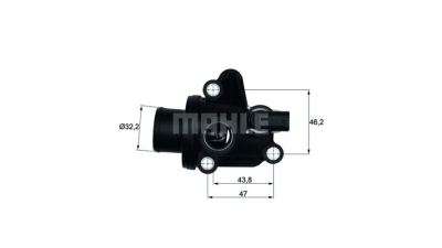 Corp termostat Mahle Mercedes Clasa A (W168), 03.1999-2004, motor 1.4, 1.6, benzina, temp. deschidere [°C] 87 