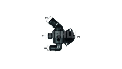 Corp termostat Mahle Audi A1 (8X), 2010-2018, A3 (8P), 2003-2013, Q3 (8U), 2011-, TT, 2006-2014, motor 2.0 TDI, diesel, temp. deschidere [°C] 87 