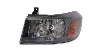 Far Ford Transit 01.2002-04.2006 TYC stanga fata tip bec H4, culoare negru reglaj electric, fara motoras