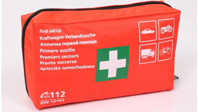 Trusa medicala auto de prim ajutor omologata EU (DIN norm 13164)