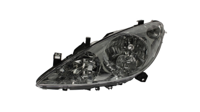 Far Peugeot 307 03.2001-09.2005 VALEO partea Stanga fara lampa ceata tip bec H1+H7