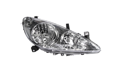 Far Peugeot 307 03.2001-09.2005 VALEO partea Dreapta cu lampa ceata tip bec H1+H1+H7