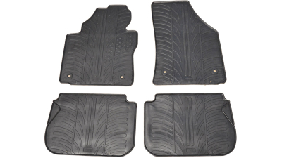 Set covorase auto din cauciuc Vw Caddy 2004-2010, Caddy Facelift 2015-10.2020 (5 locuri),  Caddy Cross 2013-, Negru, Gledring, 4 buc.