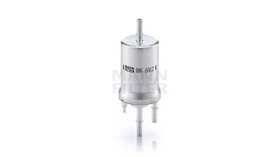 Filtru combustibil Mann WK69/2 Audi A3 (8P), Seat Ibiza 6L/6J, Cordoba 6L, Altea, Leon 1P1, Toledo, VW Beetle Caddy 2K, EOS Golf 5, Golf 6, Golf Plus, Jetta 2010-, Polo 9N/6R, Touran, Skoda Fabia 6Y/5J/NJ3, Octavia 2 1Z3/1Z5, motorizari benzina 1.0-3.2
