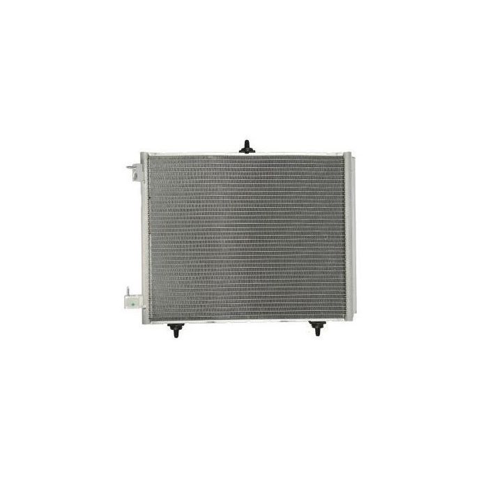 Condensator climatizare OEM OES Citroen DS3 01 2013 07 2015 motor 1 2 60 kw benzina cutie manuala full aluminiu brazat 460 420 x360x16 mm cu uscator si filtru integrat