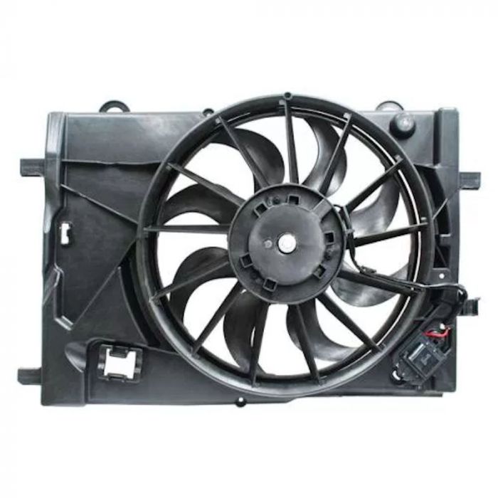 GMV radiator electroventilator Chevrolet Aveo 2011 014 tip climatizare dimensiune 410mm cu 3 pini cu pre rezistormm Aftermarket