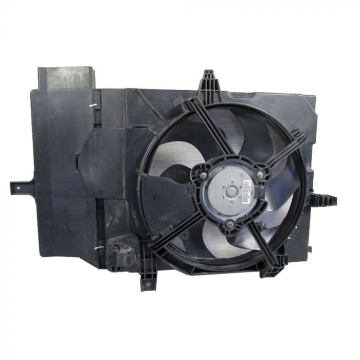GMV radiator electroventilator Nissan Micra K12 01 2003 2010 tip climatizare dimensiune 345mm cu 2 pini fara pre rezistentamm Aftermarket