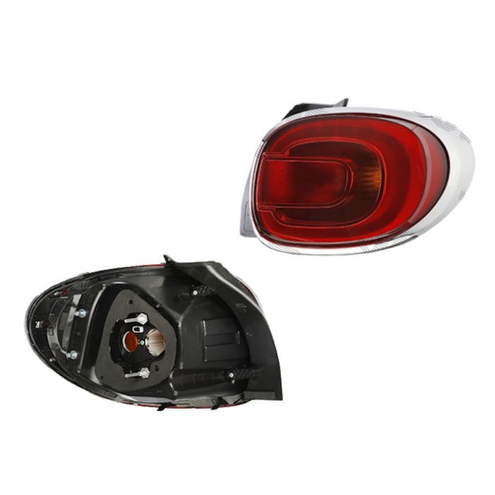 Stop spate lampa Fiat 500L 01.2013- partea dreapta tip bec: LED+P21/5W+P21W TYC
