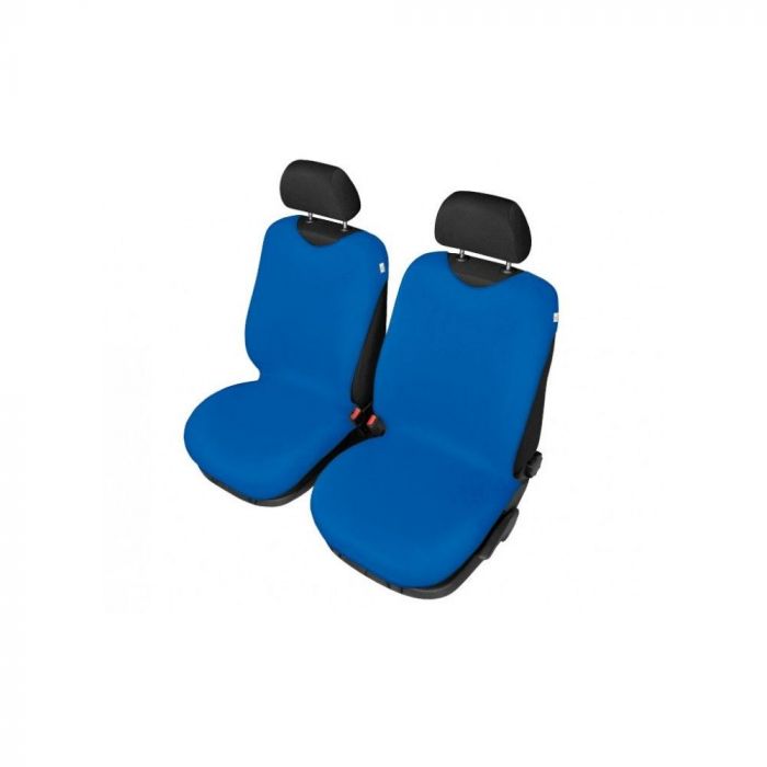 Set huse scaune fata tip maieu pentru Hyundai i10, culoare Albastru, 2 bucati