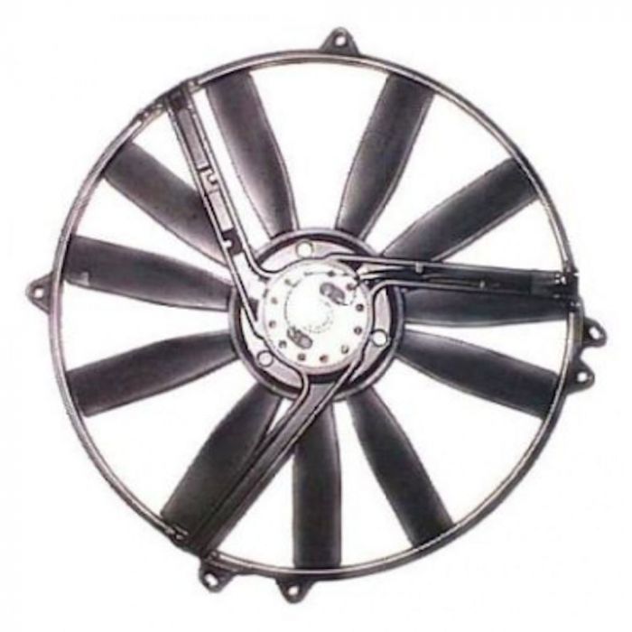 GMV radiator electroventilator Mercedes Sprinter (W901-905), 2000-2006 211/311/411 Cdi (2,1 Cdi 80kw); 212d/312d/412d(2,9 D 90kw); 213/313/413 Cdi (2,1 Cdi 95kw); Benzina, cu AC, 150W/385mm, cu 2 pini, suport metalic, Aftermarket